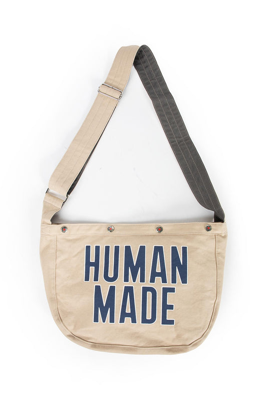HUMAN MADE MAN BEIGE CROSSBODY BAGS