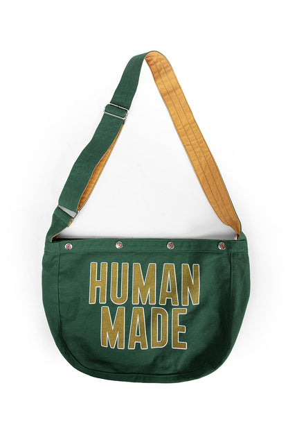 HUMAN MADE MAN GREEN CROSSBODY BAGS