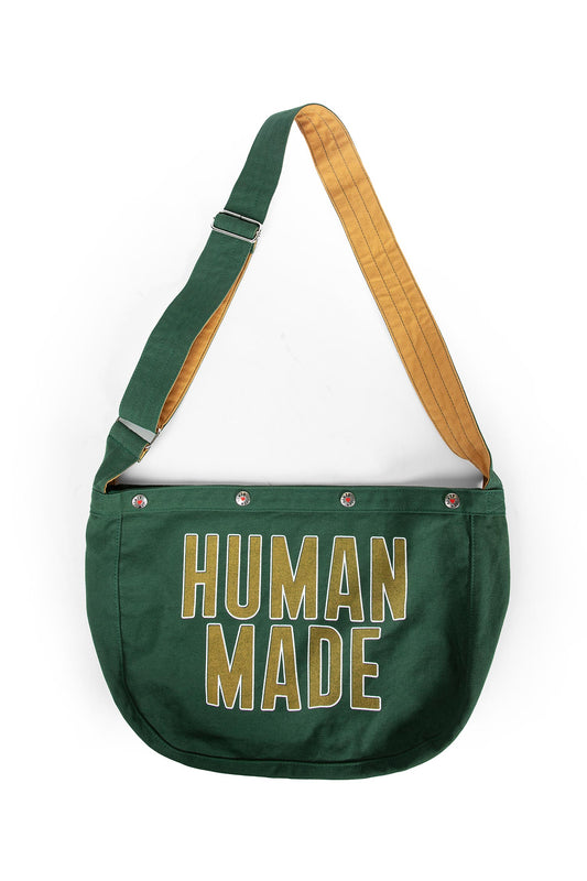 HUMAN MADE MAN GREEN CROSSBODY BAGS