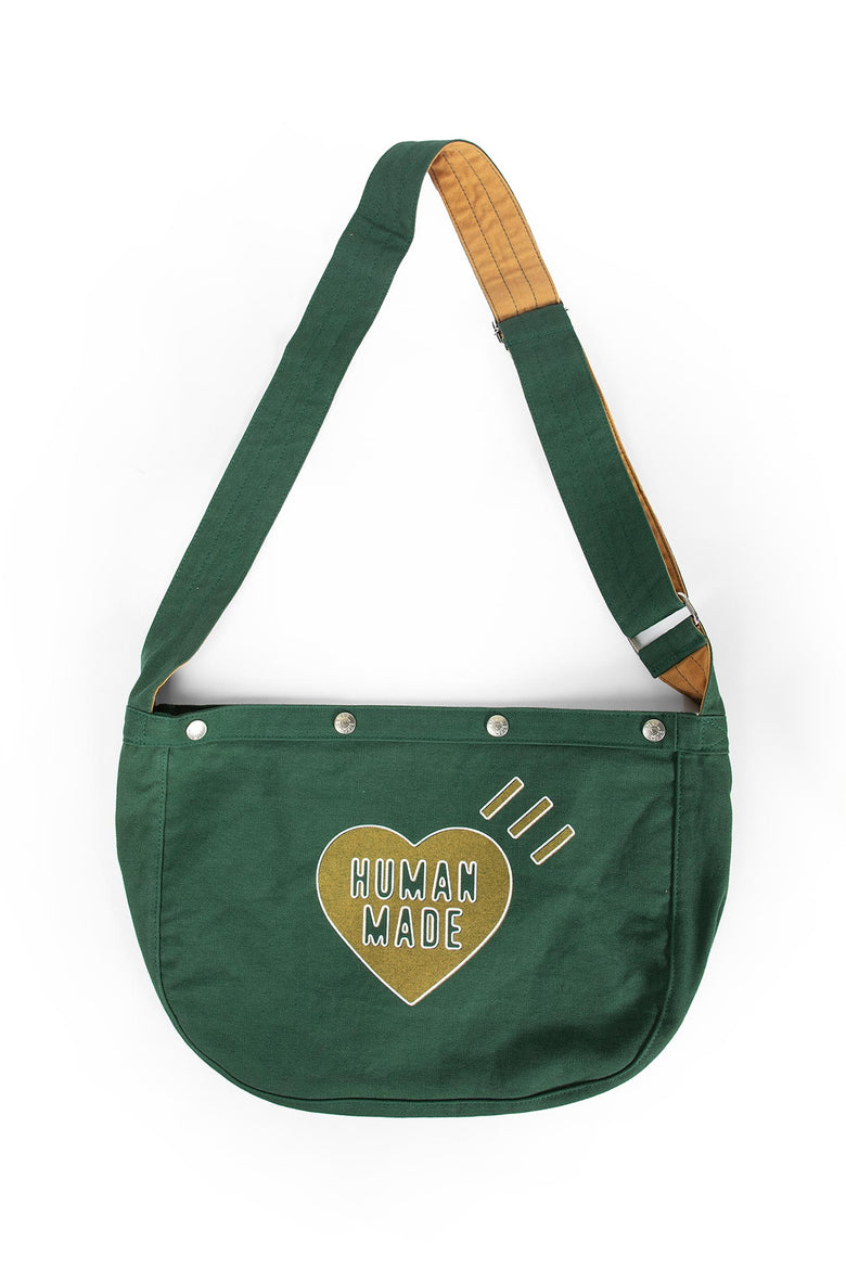 HUMAN MADE MAN GREEN CROSSBODY BAGS