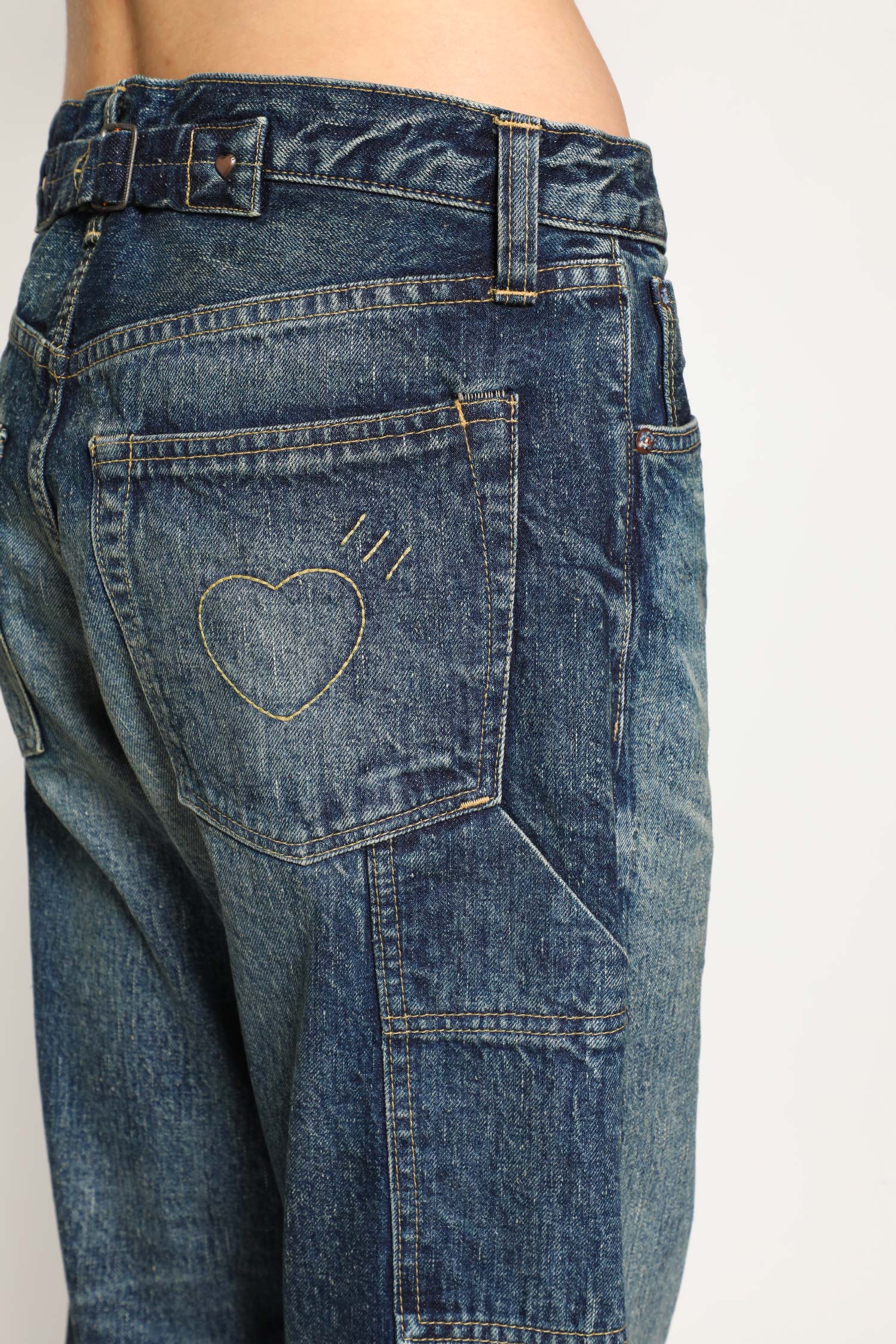 HUMAN MADE MAN BLUE JEANS