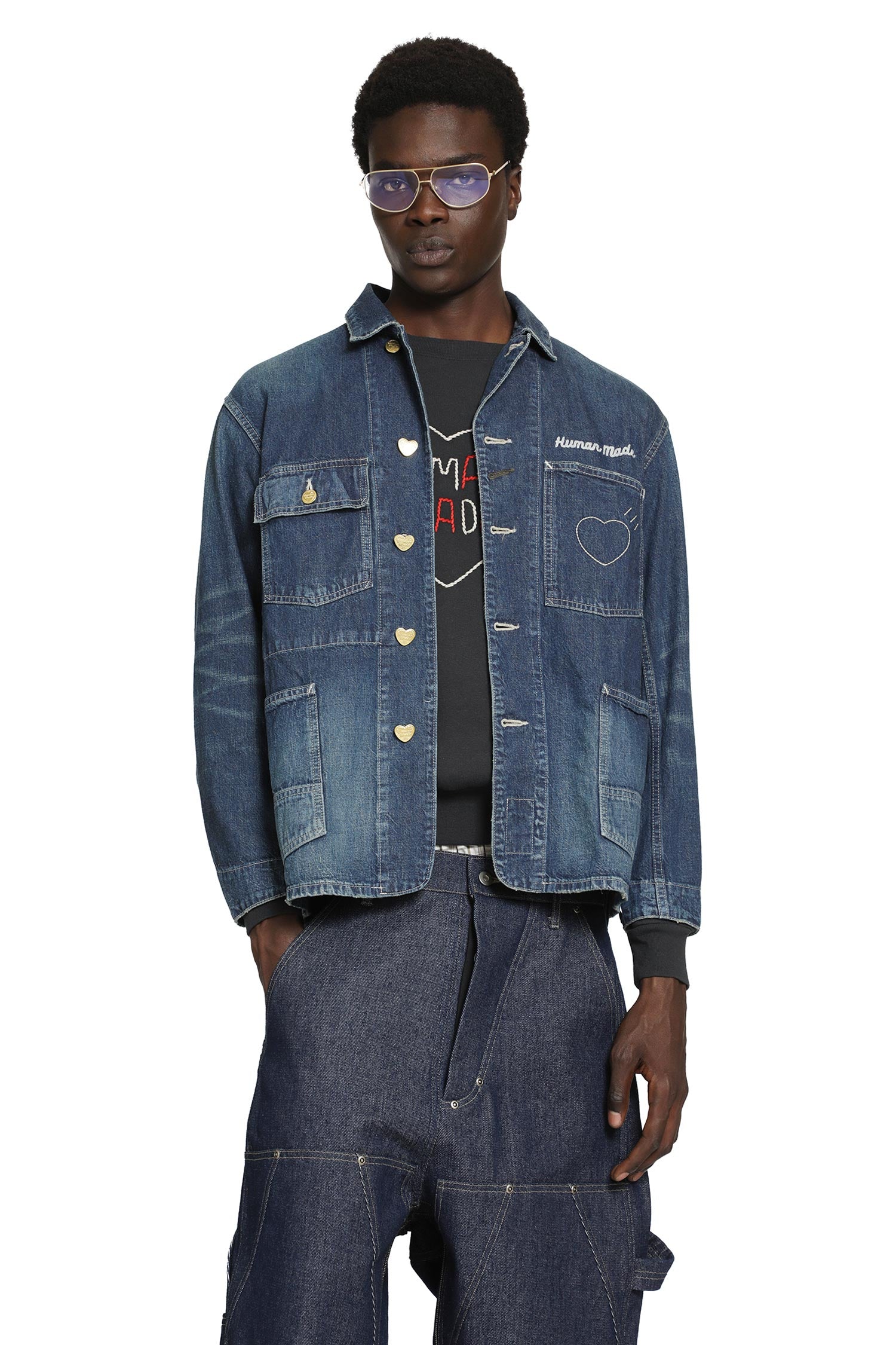 Denim Coverall Jacket