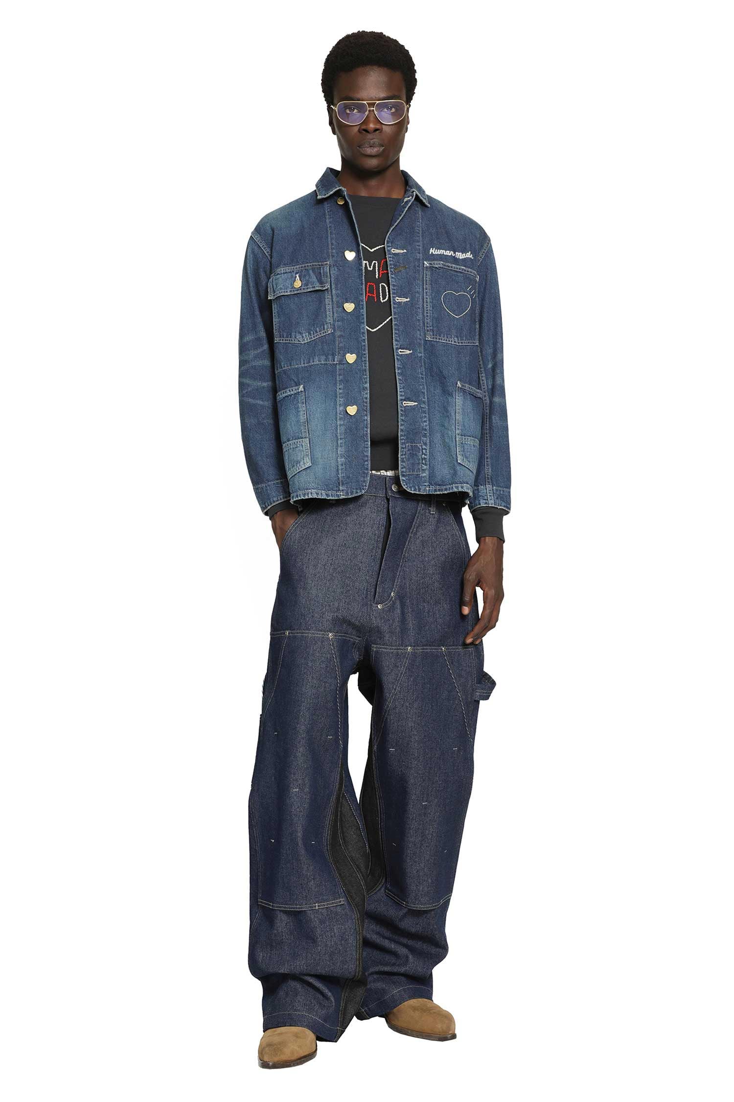 HUMAN MADE Denim Coverall Jacket man