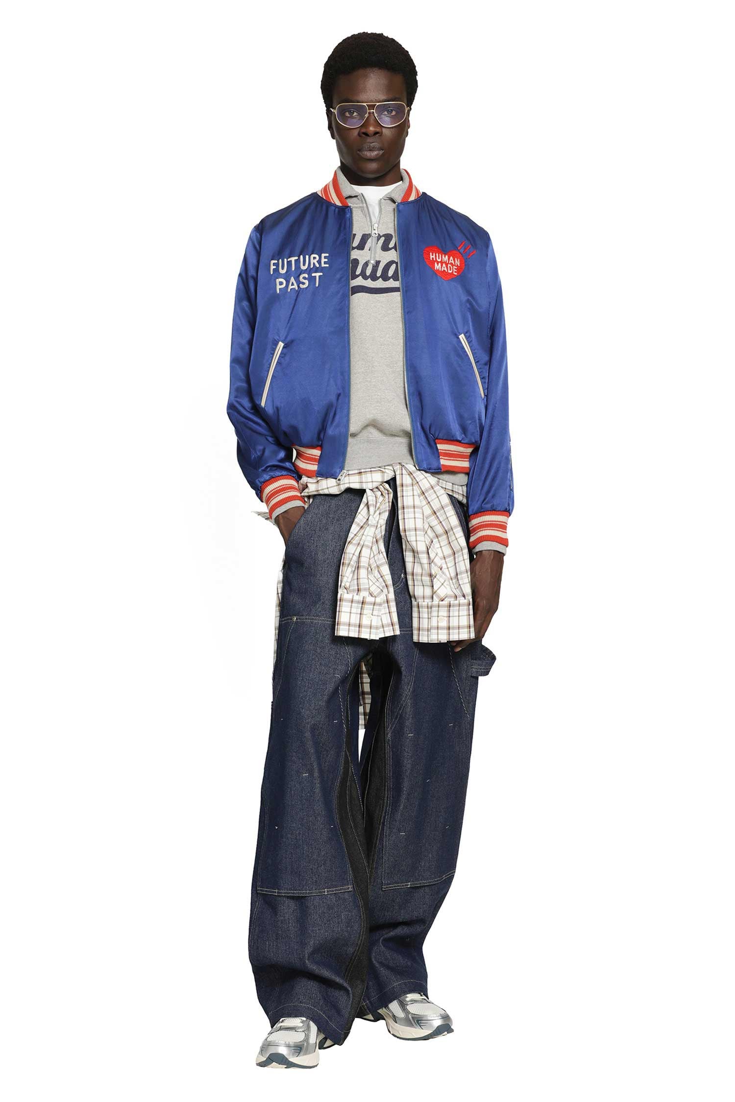 HUMAN MADE Satin Jacket man