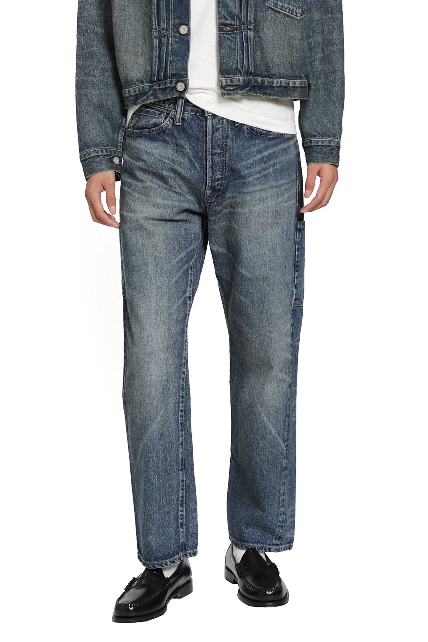 Straight Denim Pants