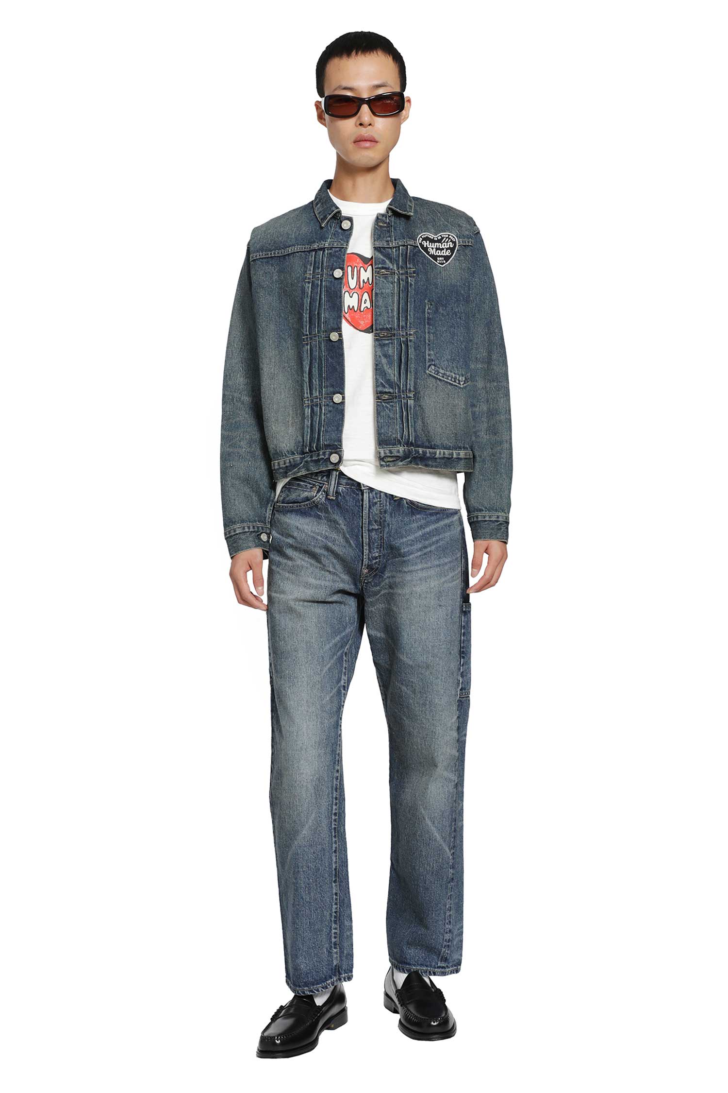 Straight Denim Pants