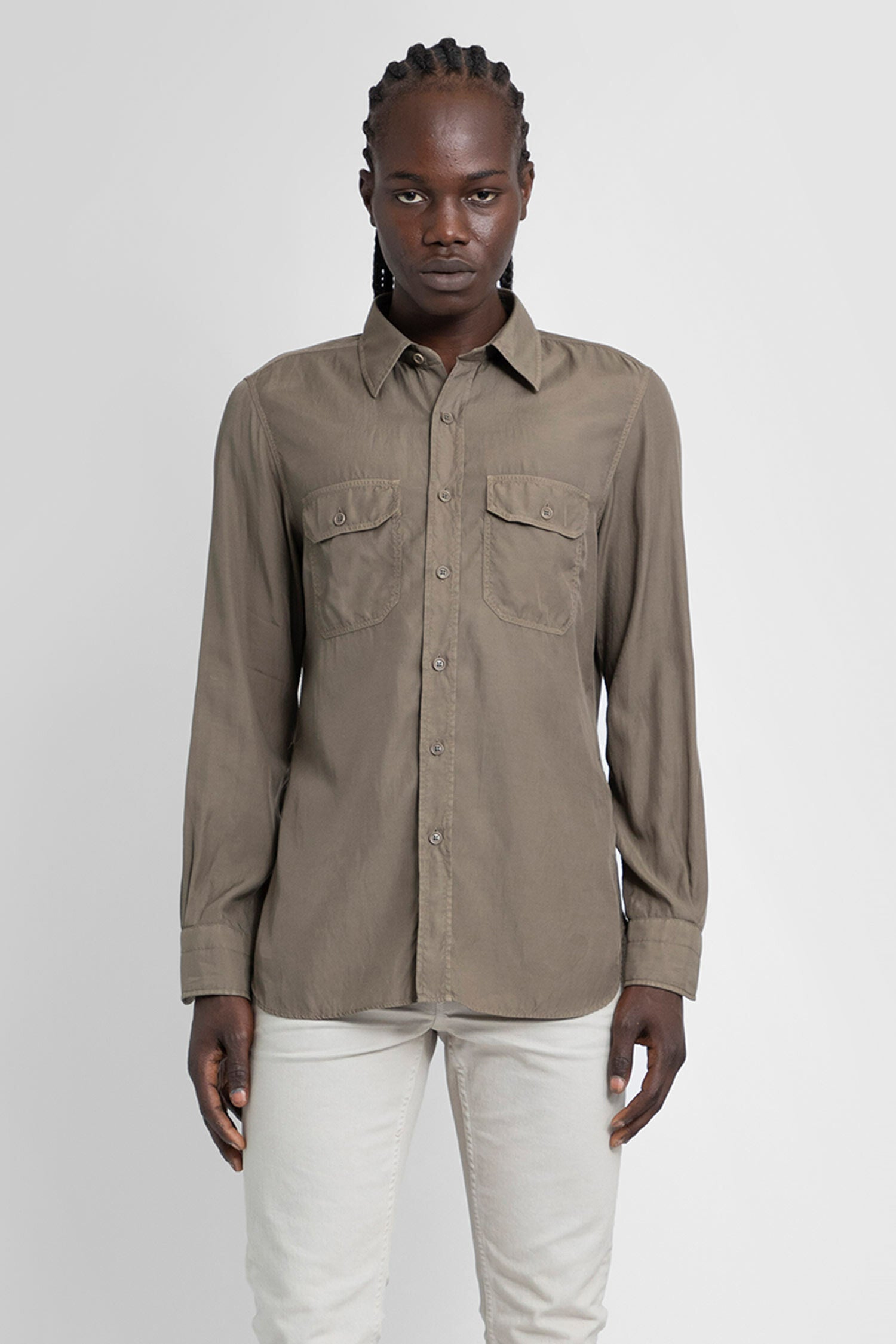 TOM FORD MAN GREEN SHIRTS