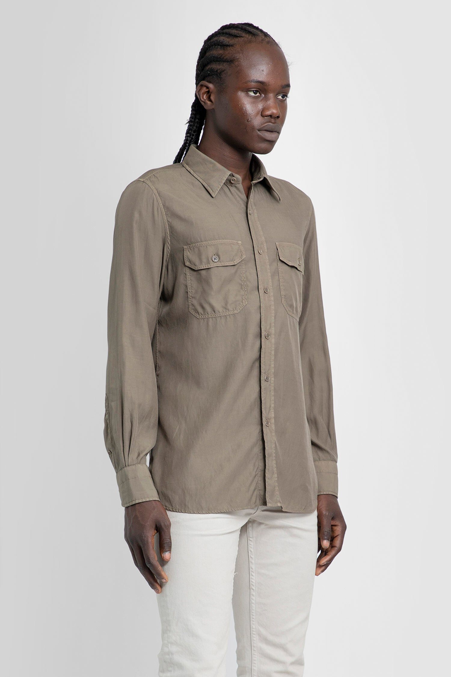 TOM FORD MAN GREEN SHIRTS