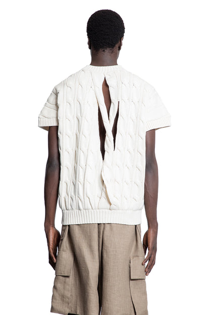 HED MAYNER MAN OFF-WHITE VESTS