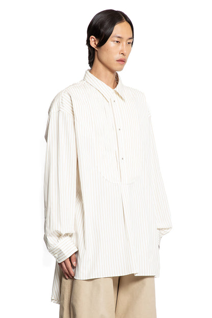 Pinstriped Shirt with Bib