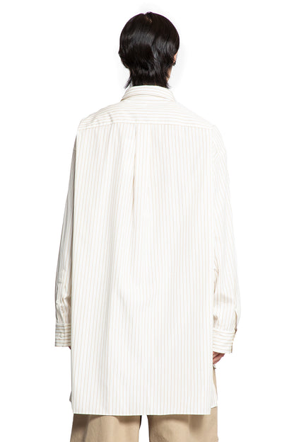 Pinstriped Shirt with Bib