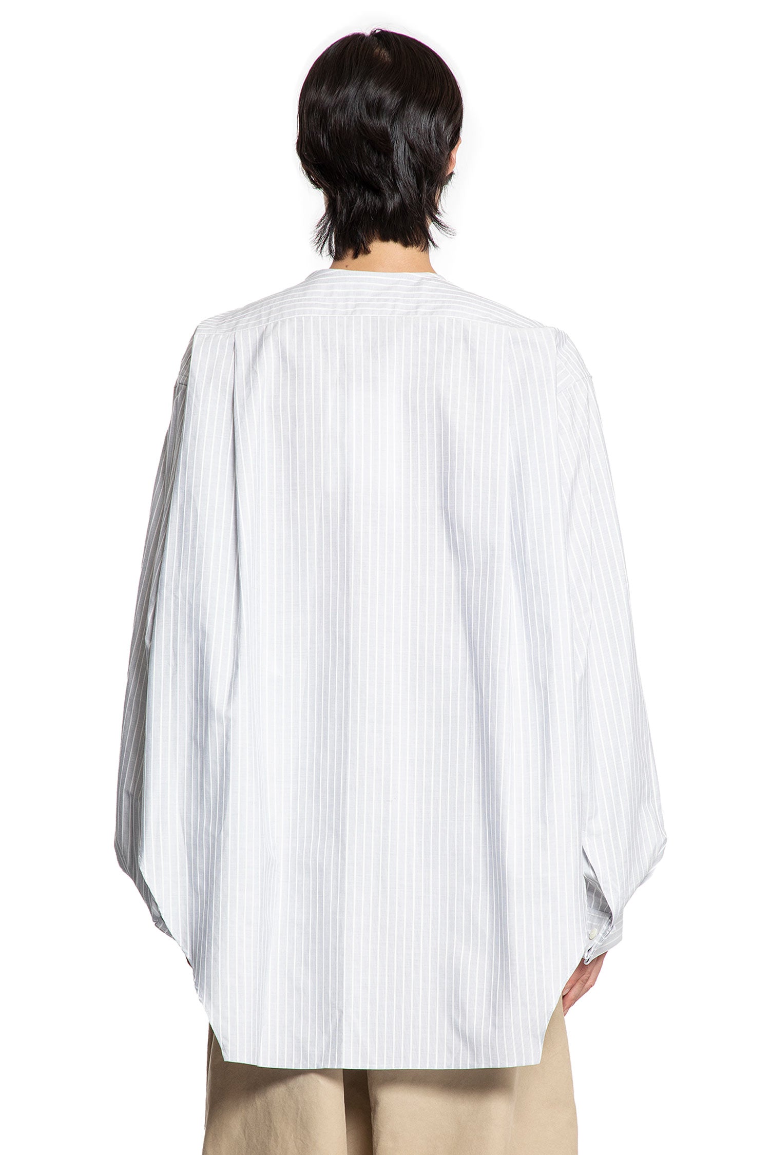 Oversized Pinstriped Shirt