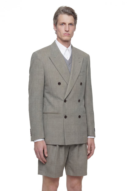 Double-Breasted Wool Blazer