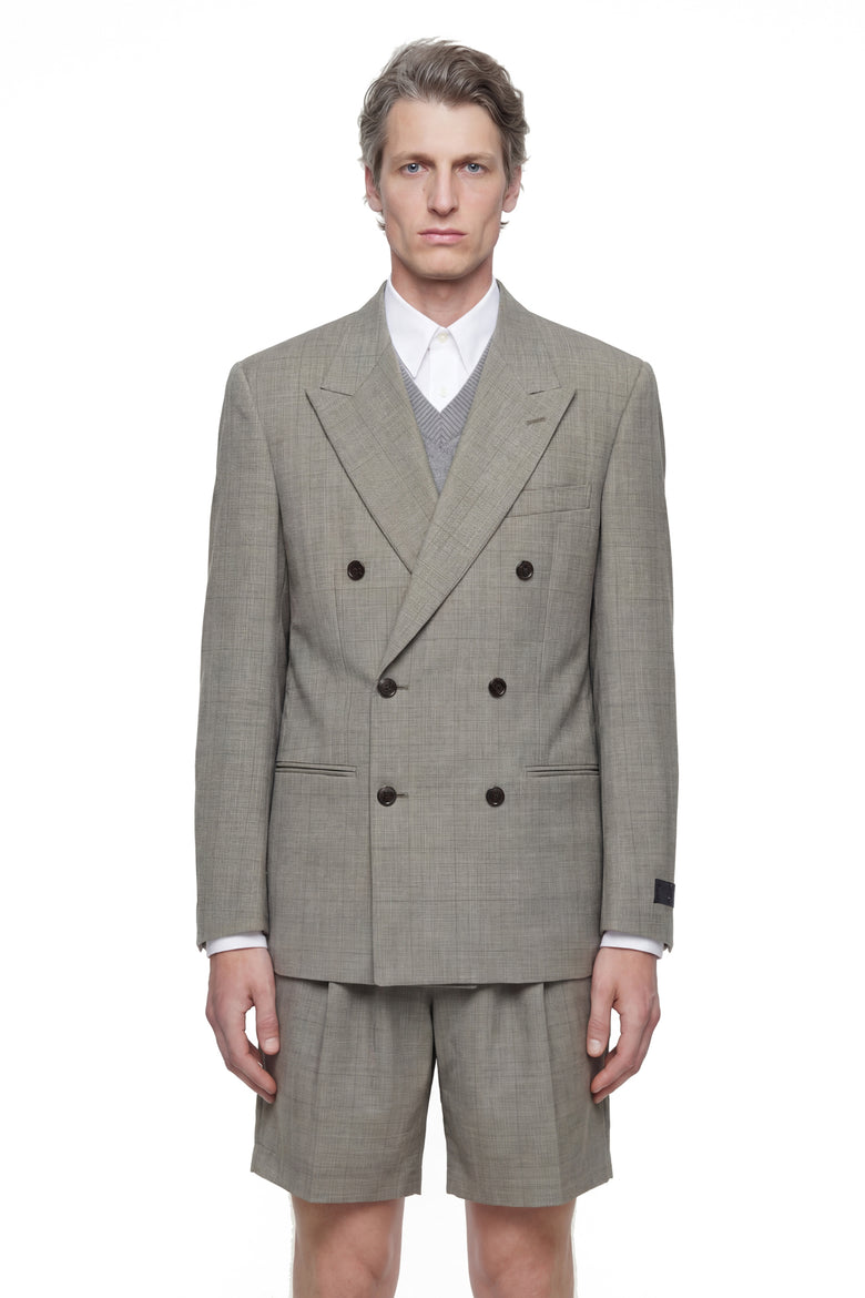 Double-Breasted Wool Blazer