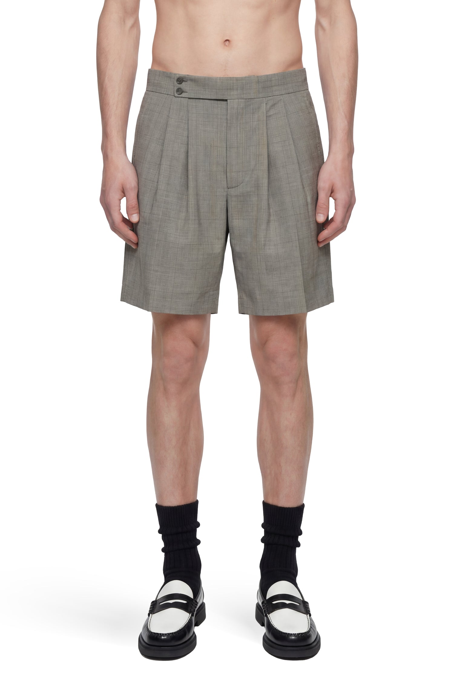 Tailored Wool Shorts