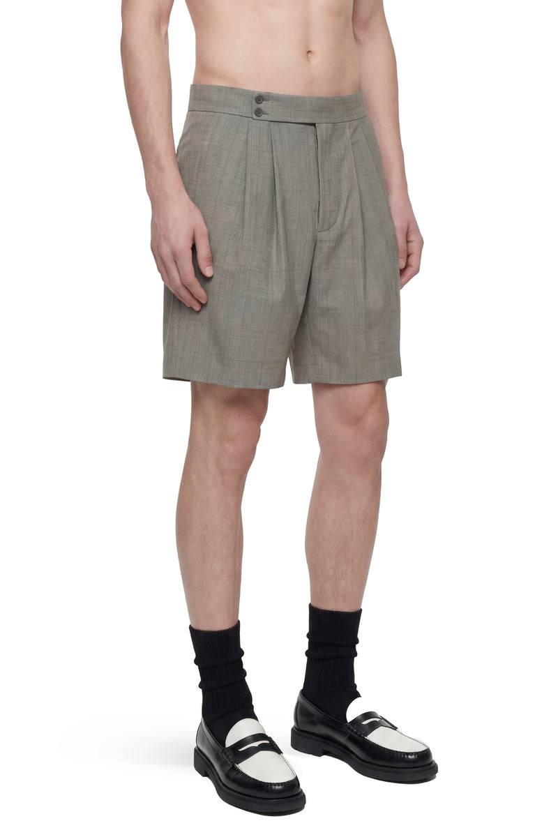 Tailored Wool Shorts