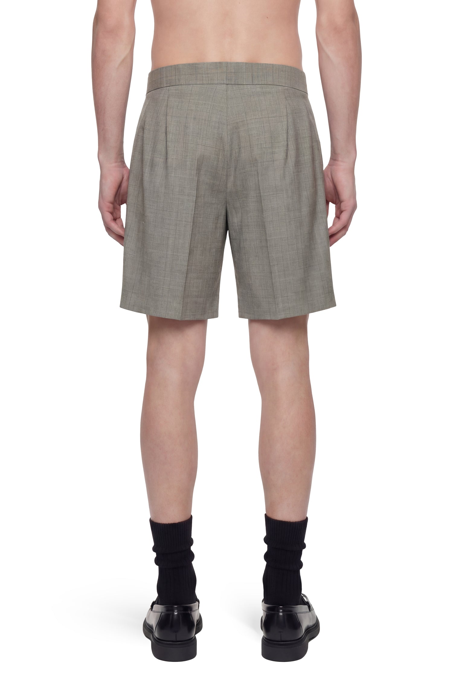 Tailored Wool Shorts