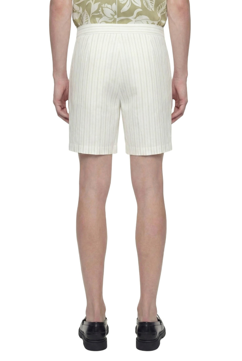 HED MAYNER Pinstriped Wool Shorts man