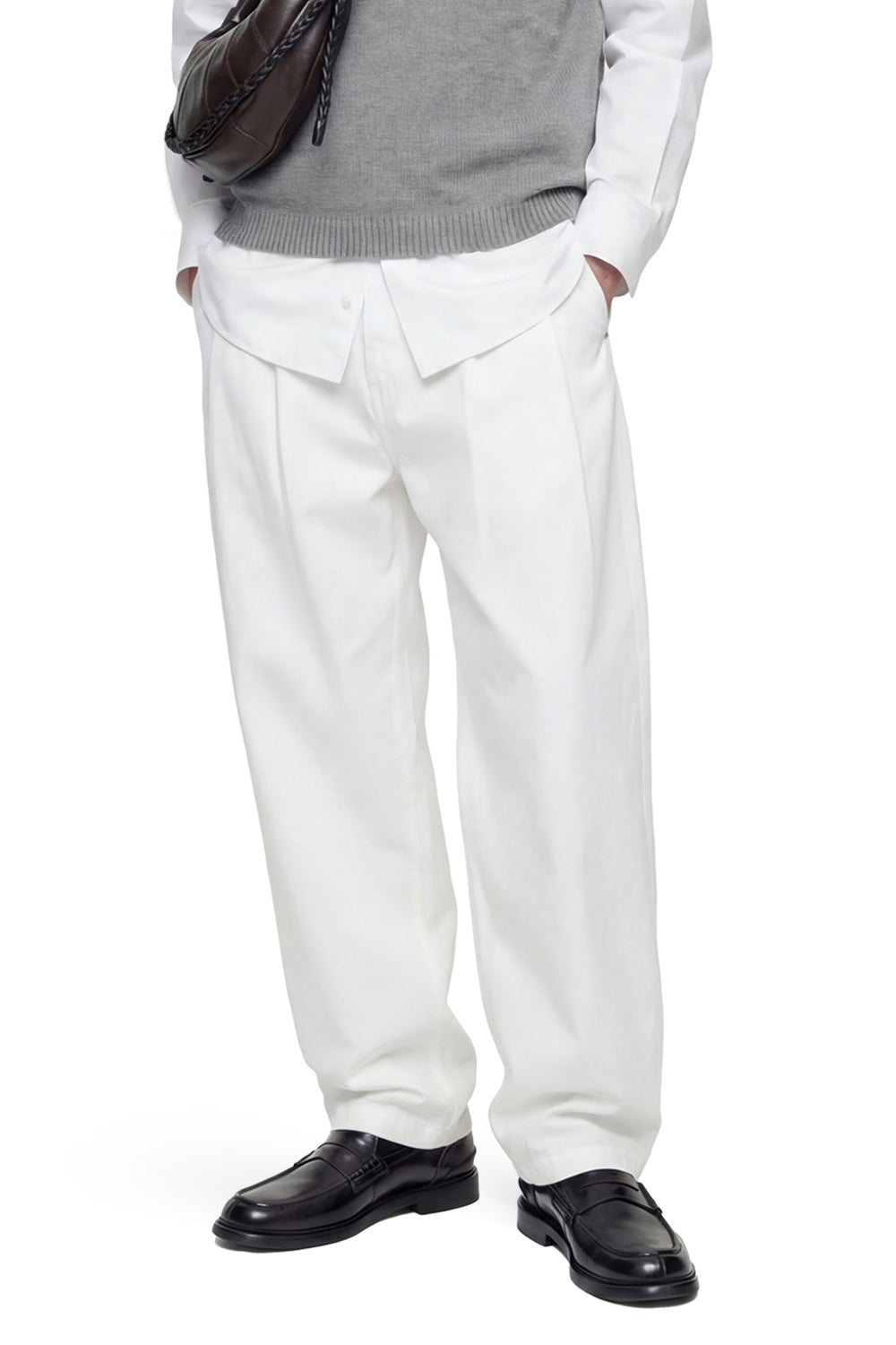 HED MAYNER Pleated Denim Pants man