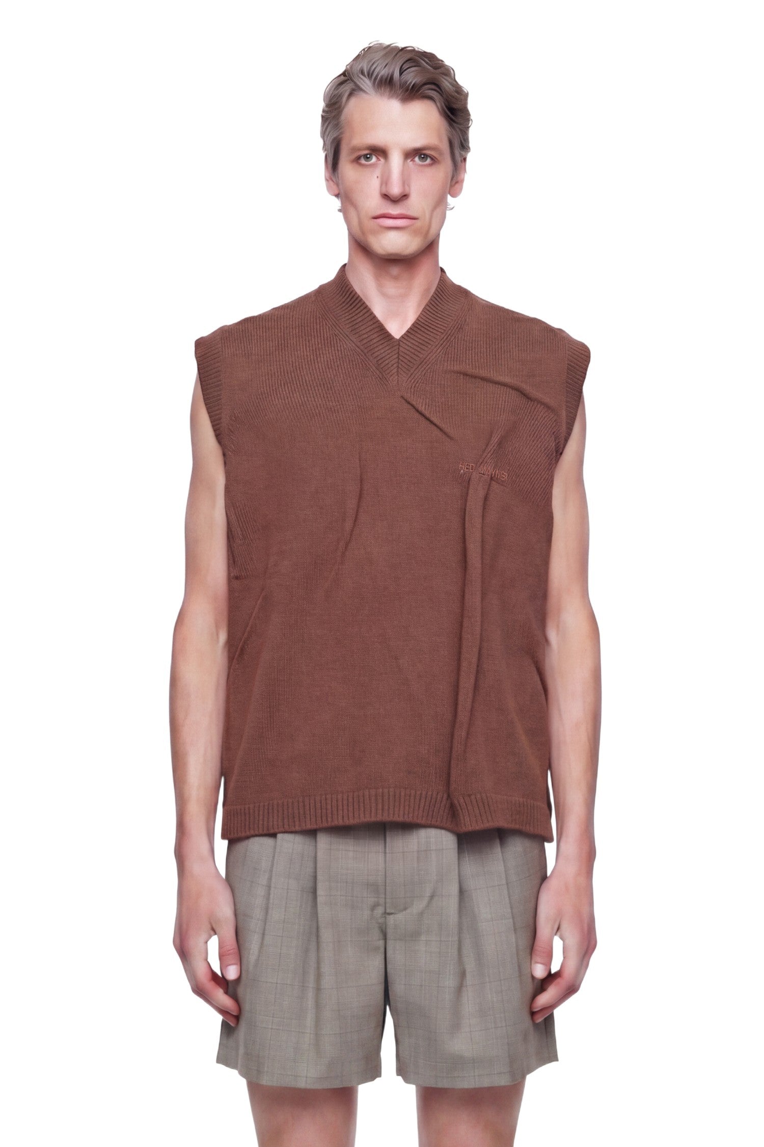 V-Neck Logo Gilet