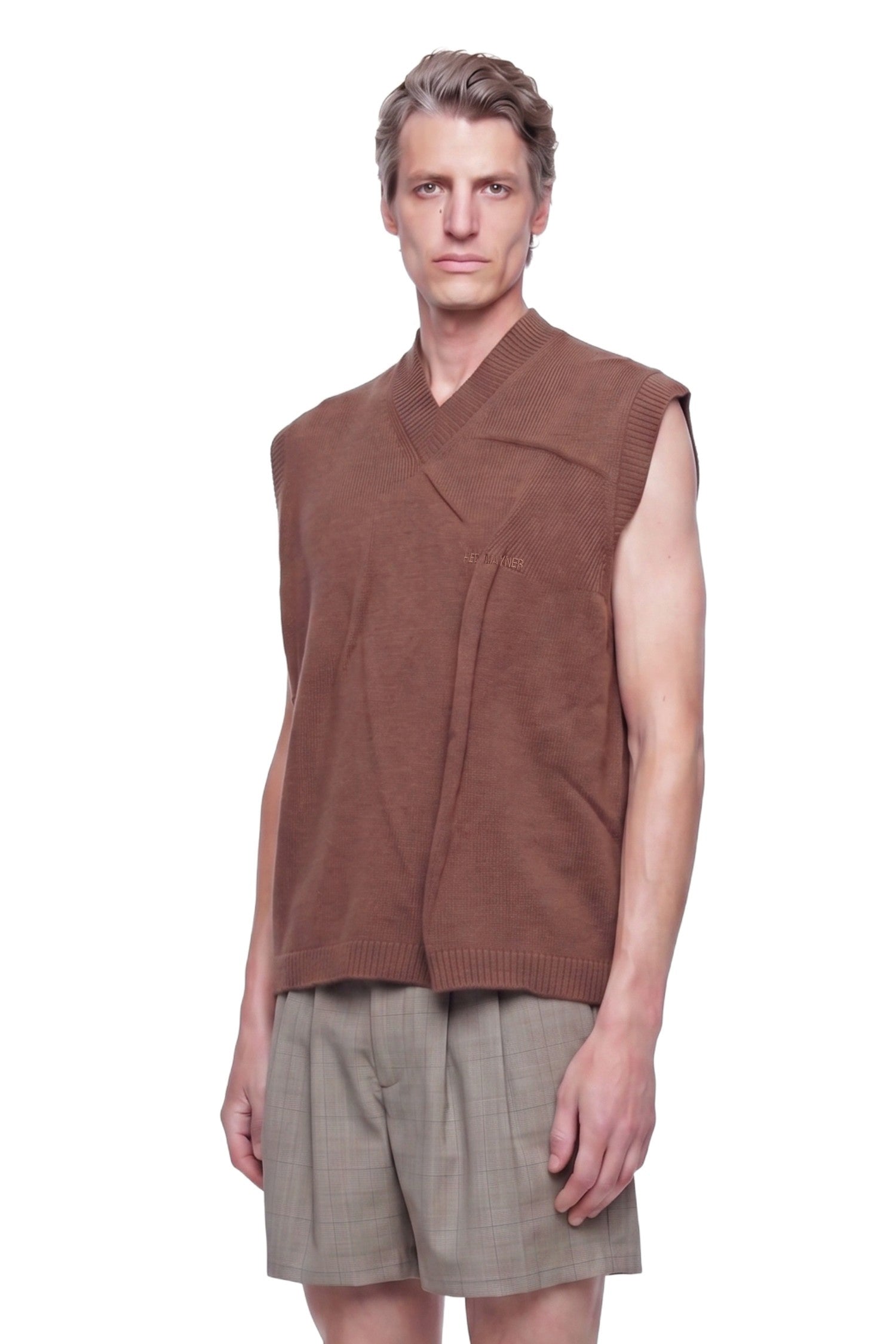 V-Neck Logo Gilet