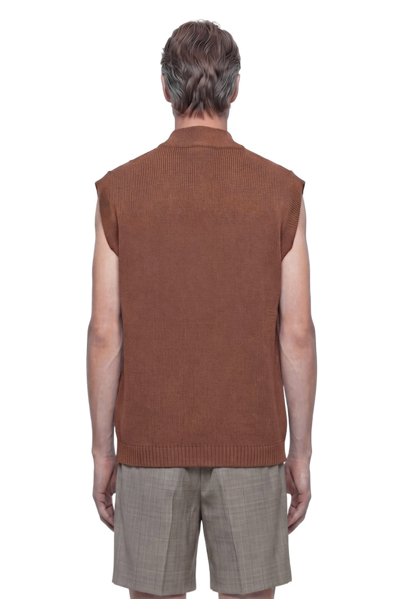 HED MAYNER V-Neck Logo Gilet man