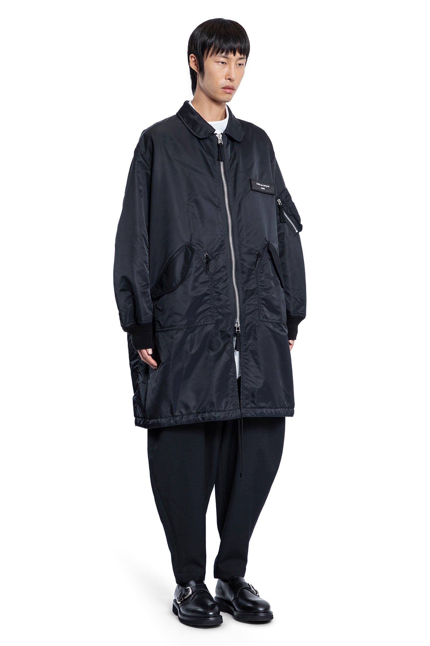 COMME DES GARCONS HOMME MAN BLACK COATS