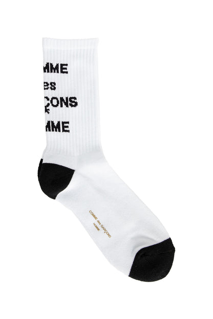 COMME DES GARCONS HOMME MAN WHITE SOCKS