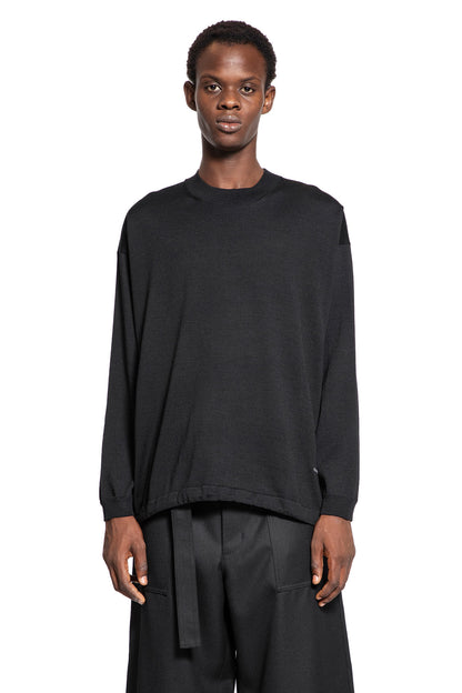 Antonioli COMME DES GARCONS HOMME MAN BLACK KNITWEAR