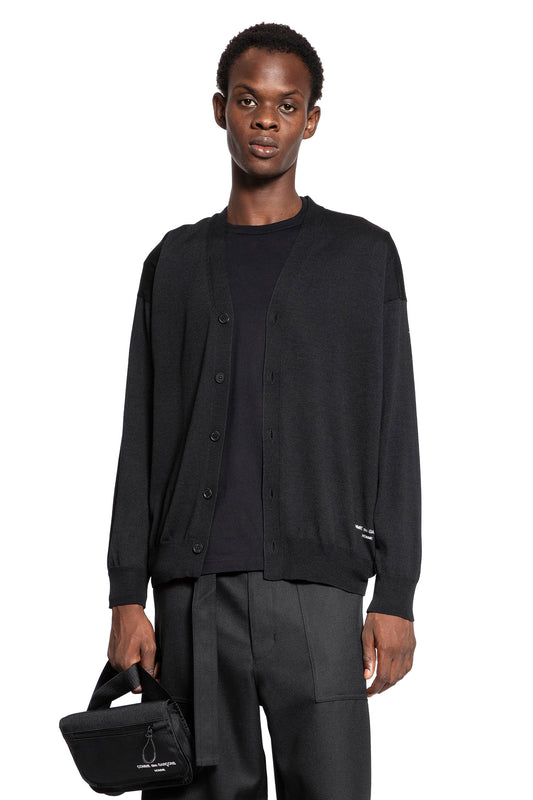 COMME DES GARCONS HOMME MAN BLACK KNITWEAR