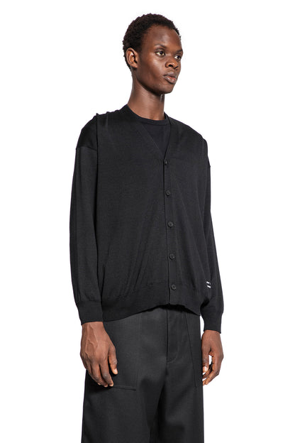 COMME DES GARCONS HOMME MAN BLACK KNITWEAR