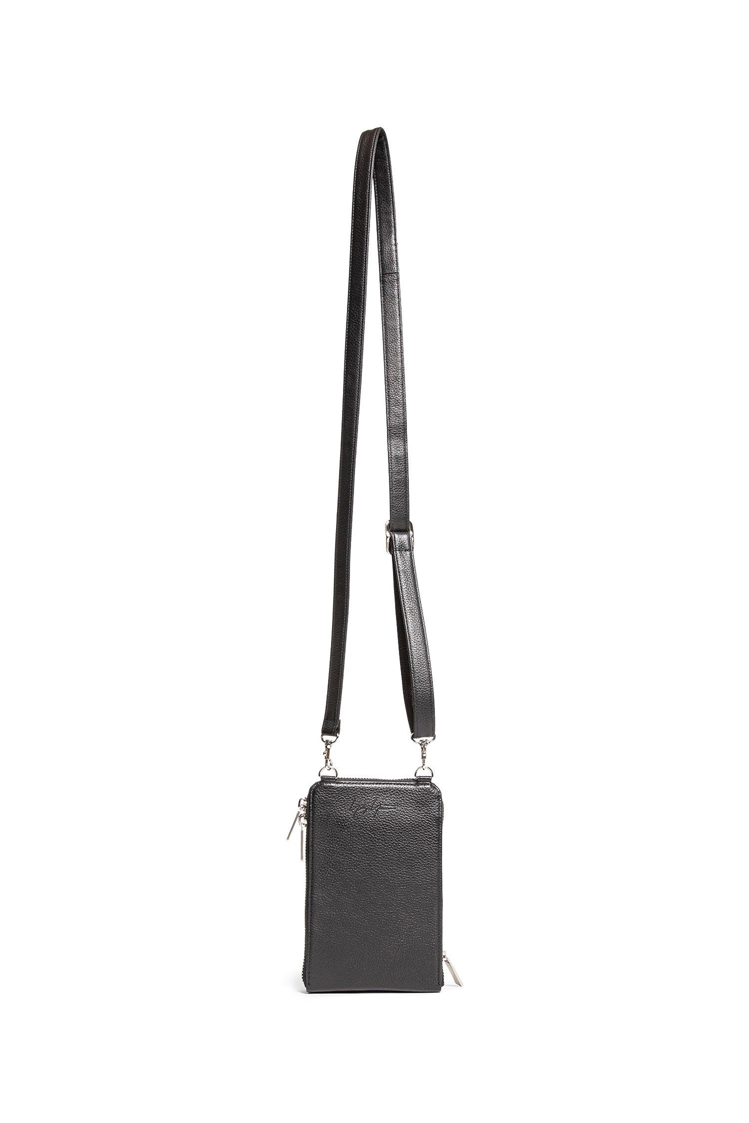 YOHJI YAMAMOTO MAN BLACK SHOULDER BAGS