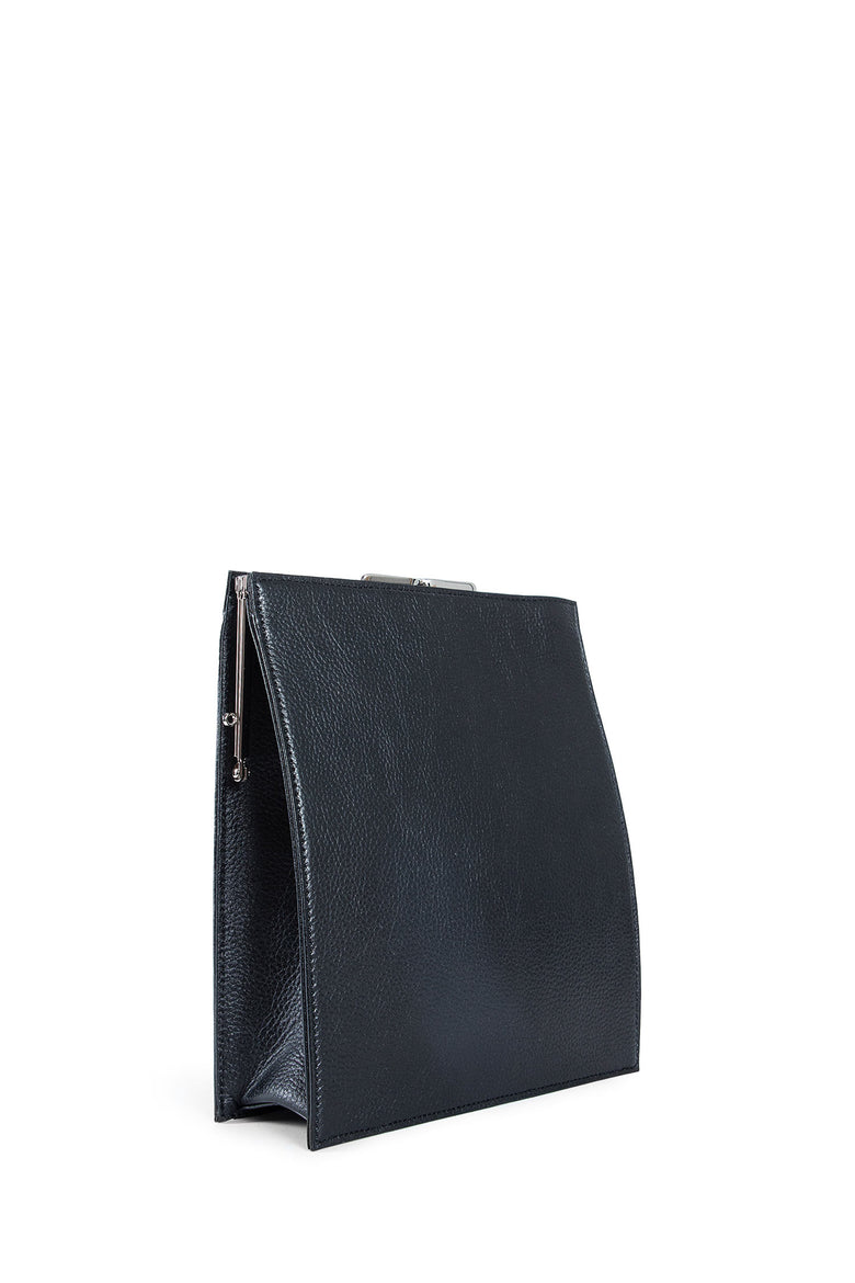 YOHJI YAMAMOTO MAN BLACK SHOULDER BAGS