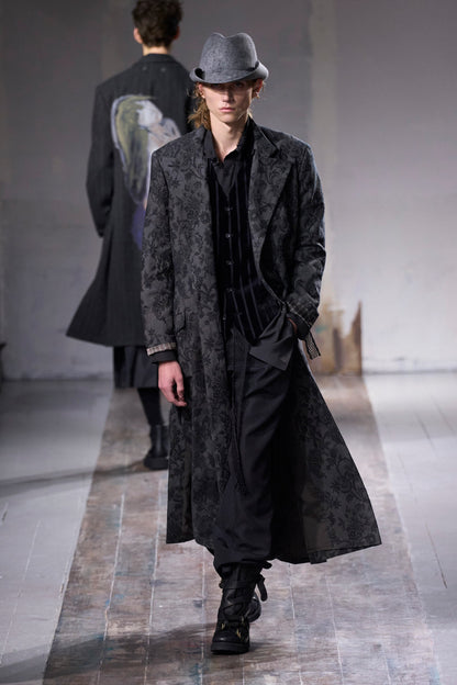 YOHJI YAMAMOTO MAN GREY COATS