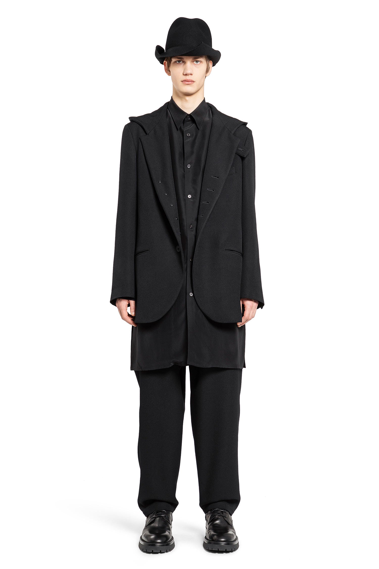 YOHJI YAMAMOTO MAN BLACK BLAZERS