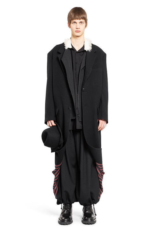 YOHJI YAMAMOTO MAN BLACK COATS