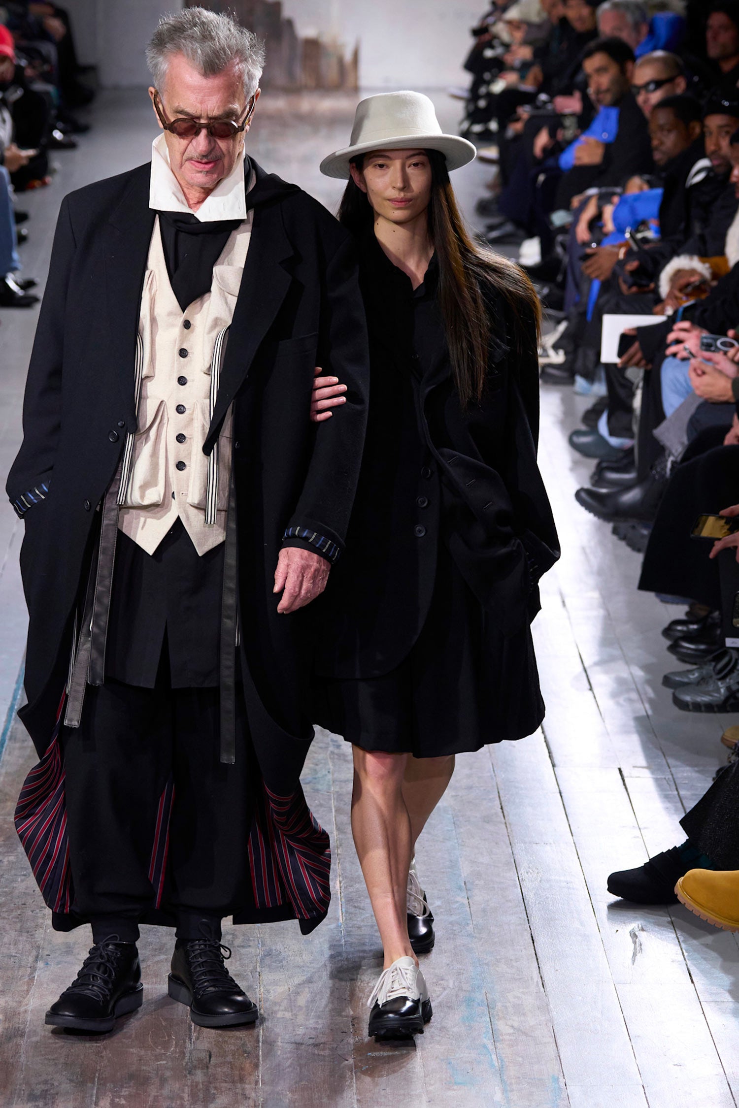 YOHJI YAMAMOTO MAN BLACK COATS