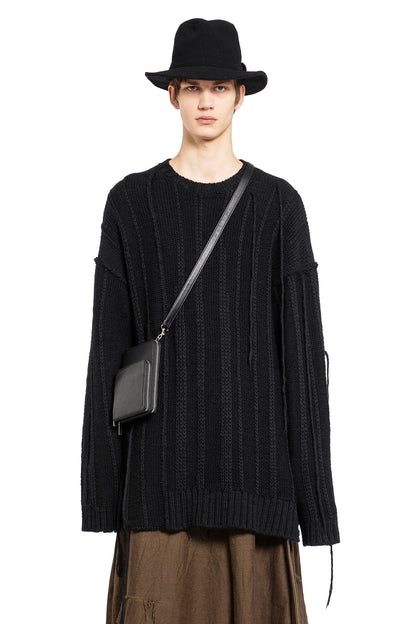 Antonioli YOHJI YAMAMOTO MAN BLACK KNITWEAR