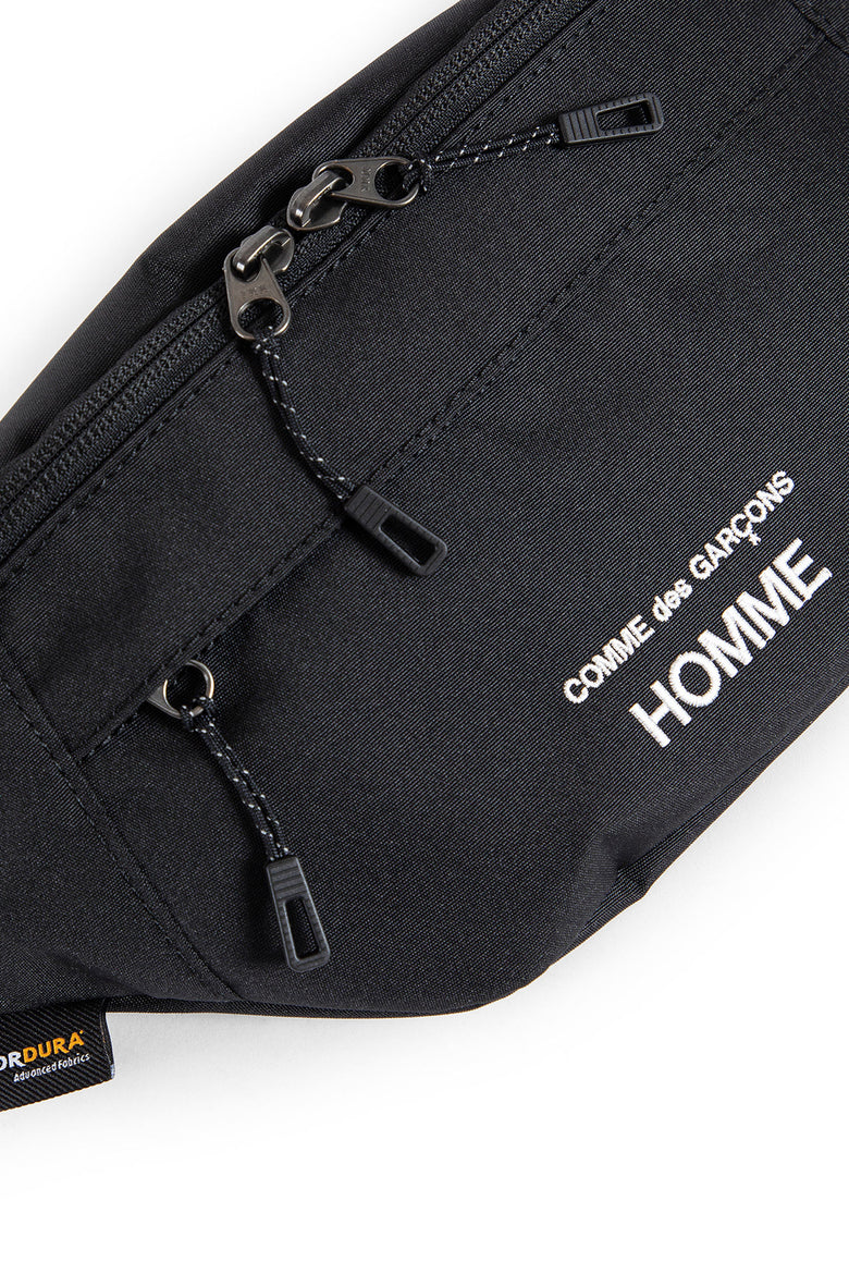 COMME DES GARCONS HOMME MAN BLACK FANNY PACKS