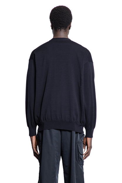 COMME DES GARCONS HOMME MAN BLACK KNITWEAR