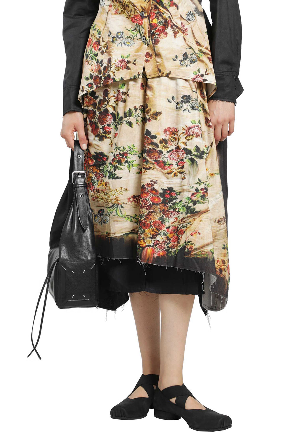 IA LONDON Margaret Gathered Midi Skirt woman