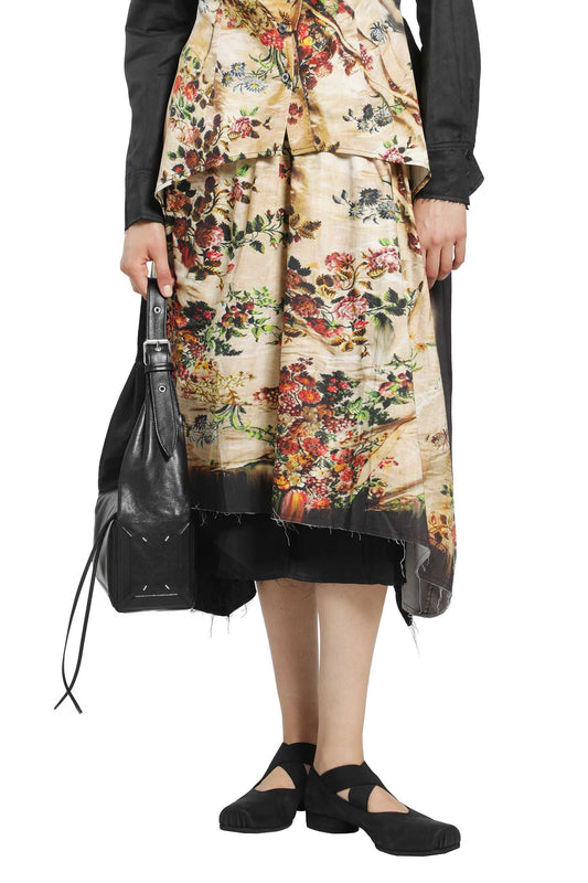 Margaret Gathered Midi Skirt