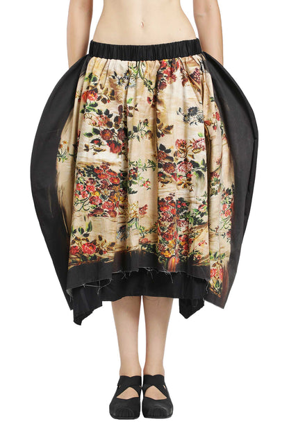 Margaret Gathered Midi Skirt