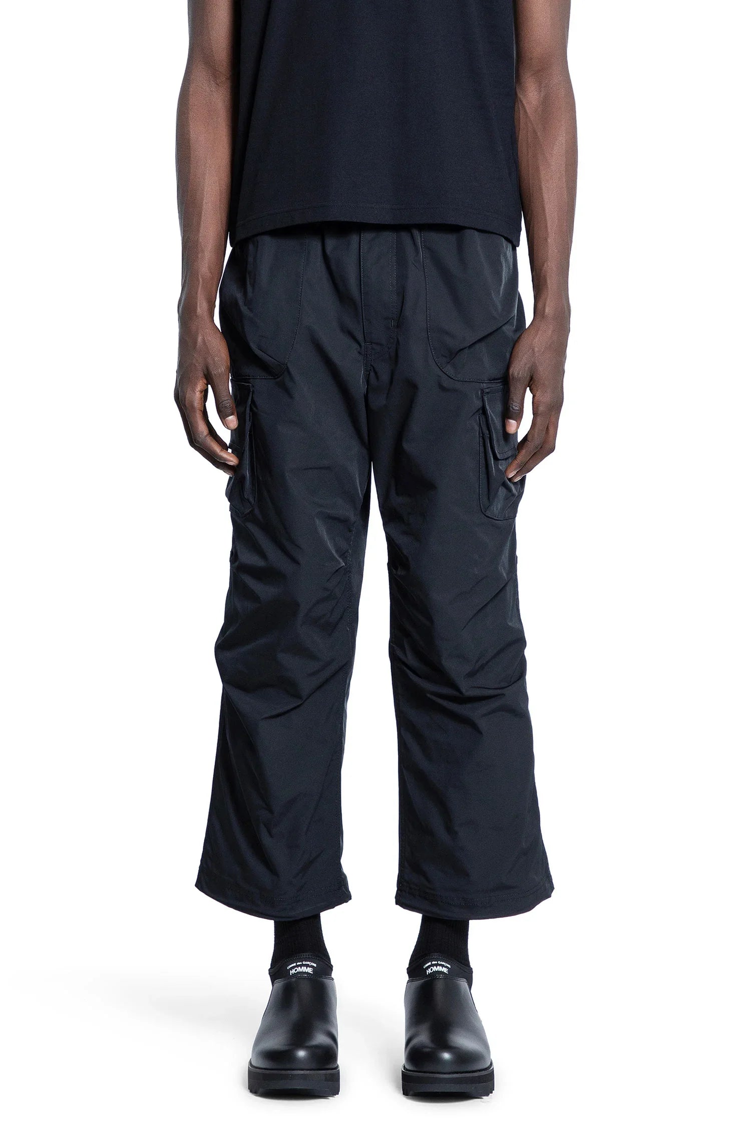 COMME DES GARCONS HOMME MAN BLACK TROUSERS - Antonioli.eu