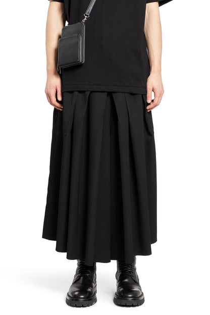 Antonioli YOHJI YAMAMOTO MAN BLACK SHORTS & SKIRTS