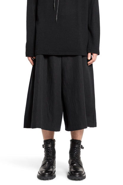 Antonioli YOHJI YAMAMOTO MAN BLACK SHORTS & SKIRTS