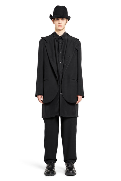 YOHJI YAMAMOTO MAN BLACK TROUSERS