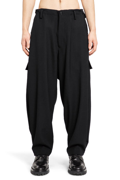 YOHJI YAMAMOTO MAN BLACK TROUSERS