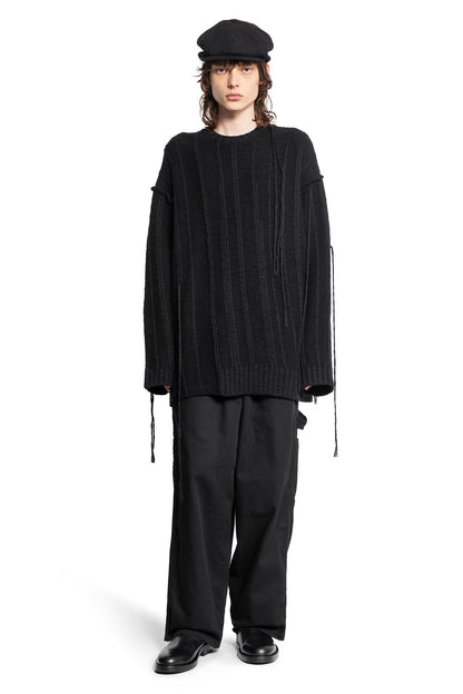 YOHJI YAMAMOTO MAN BLACK TROUSERS