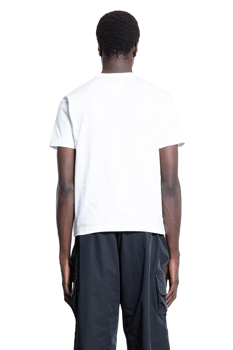 COMME DES GARCONS HOMME MAN WHITE T-SHIRTS & TANK TOPS